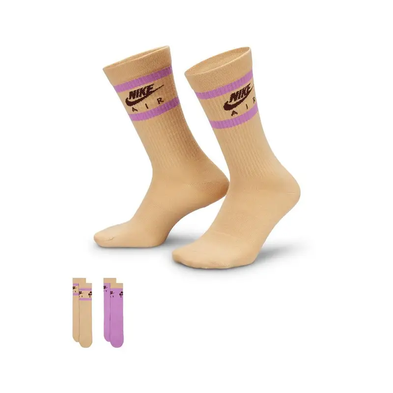 Calza Tris Pack Air Everyday Essential Beige Uomo L