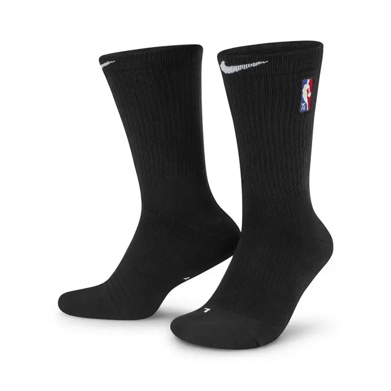 Calze Basket Elite Crew 75 Nero Bianco L