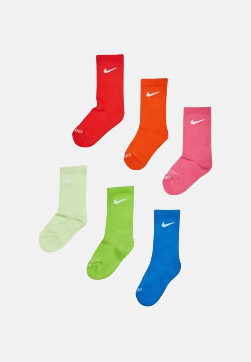 Calzini (6 paia) Nike Solid multicolor per bambino e bambina miniatura 2