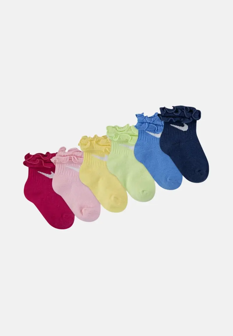 Calzini (6 paia) Ruffle multicolore da bambina miniatura 2