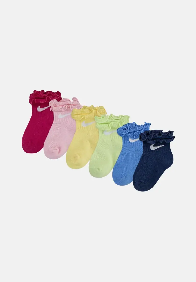 Calzini (6 paia) Ruffle multicolore da bambina