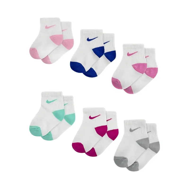 Calzini per bambini Nike Pop color (x6) Rose