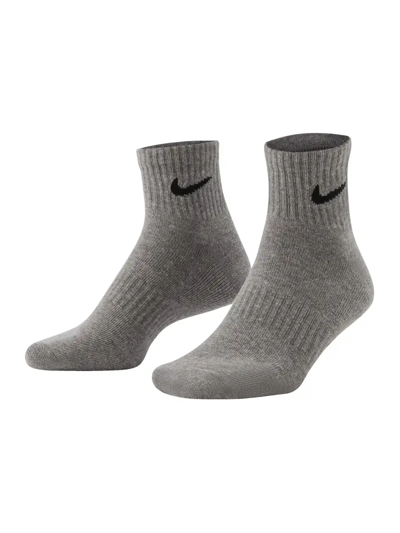 NIKE Calzino sportivo 'EVERYDAY CUSH' grigio sfumato / nero / bianco miniatura 2
