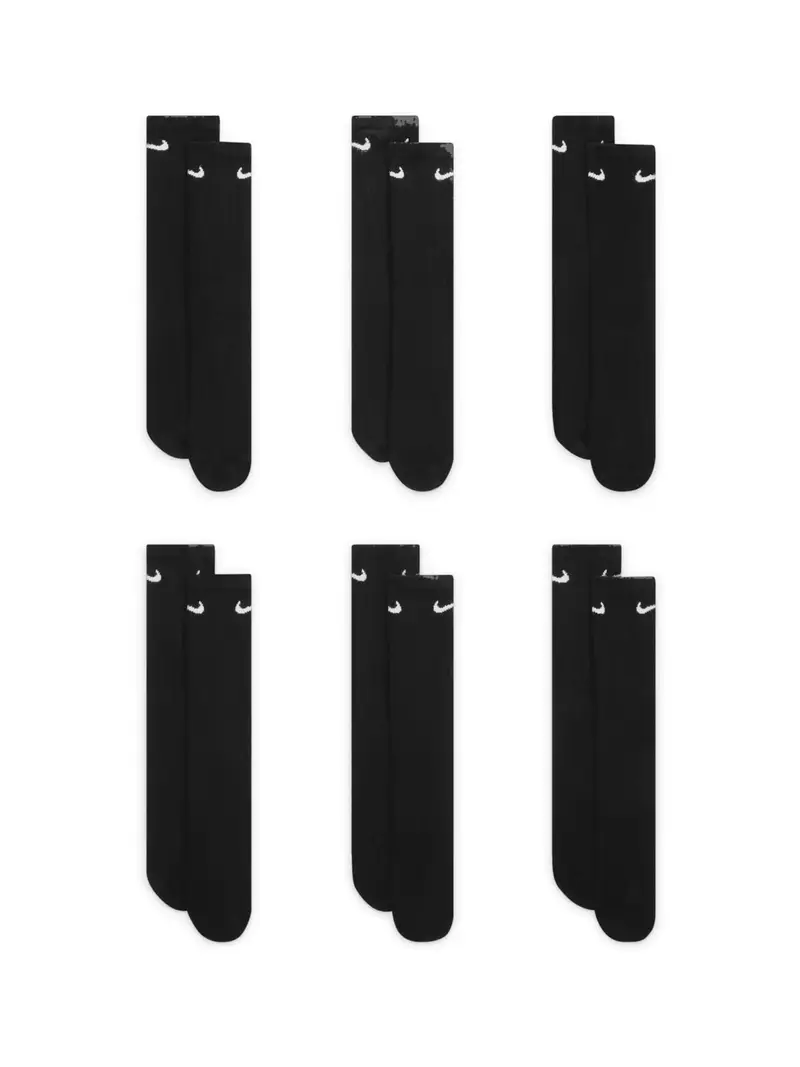 NIKE Calzino sportivo 'Everyday Cushioned' nero / bianco miniatura 2