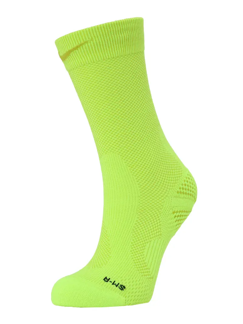 Calzino sportivo FAST mocca / verde neon / nero