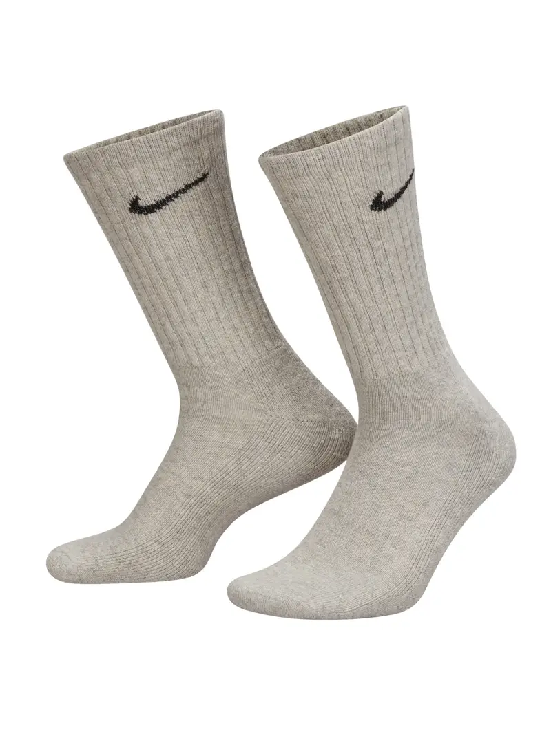 NIKE Calzino sportivo greige / nero / bianco miniatura 3