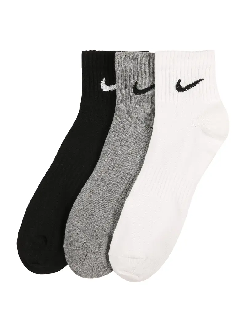 NIKE Calzino sportivo  grigio sfumato / nero / bianco