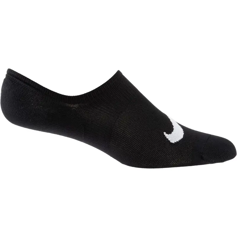 Calzino sportivo nero / bianco miniatura 3