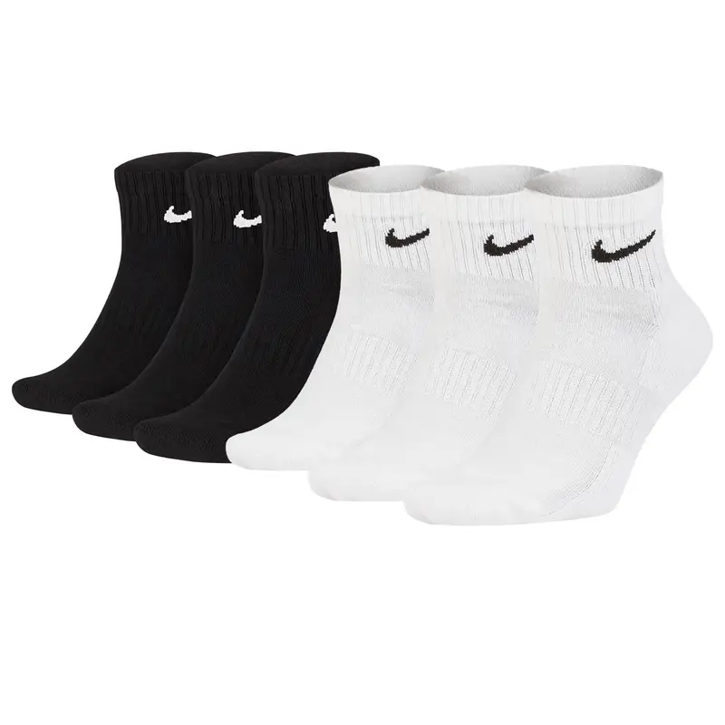 NIKE Calzino sportivo  nero / bianco