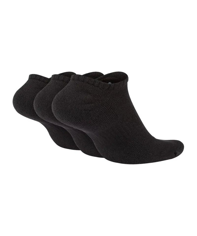 Calzino sportivo nero / bianco miniatura 2