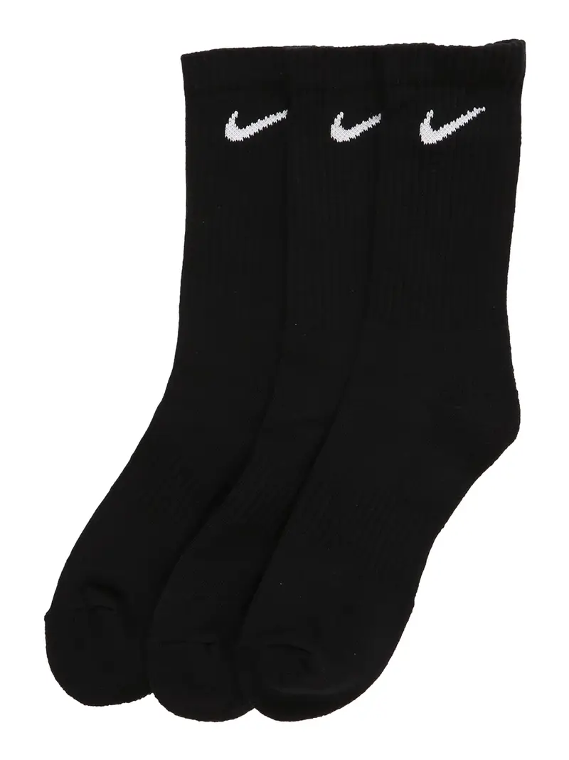 NIKE Calzino sportivo  nero / bianco