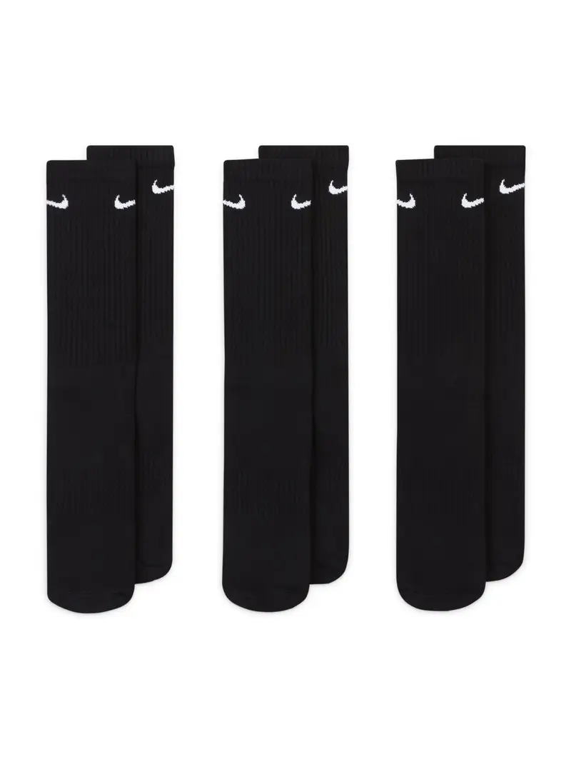 NIKE Calzino sportivo nero / bianco miniatura 3