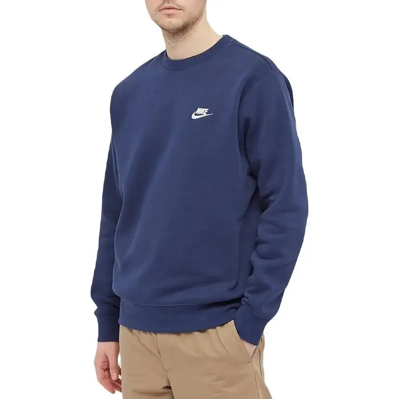 Camicetta Nike Club Crew Blu Uomini | Nike Blu scuro