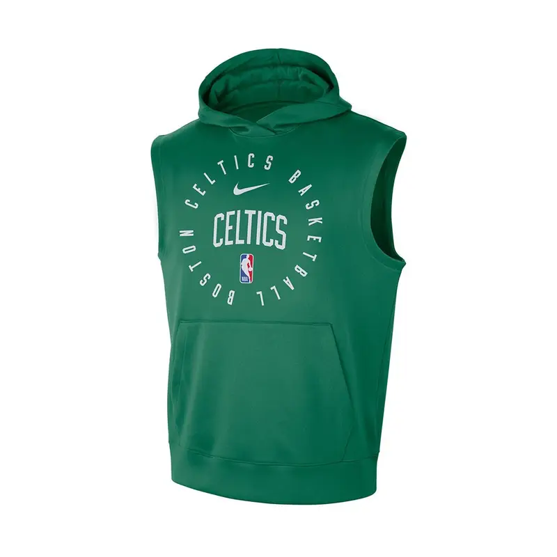 Canotta Basket Con Cappuccio Nba Boston Celtics Spotlight Verde Bianco Uomo M