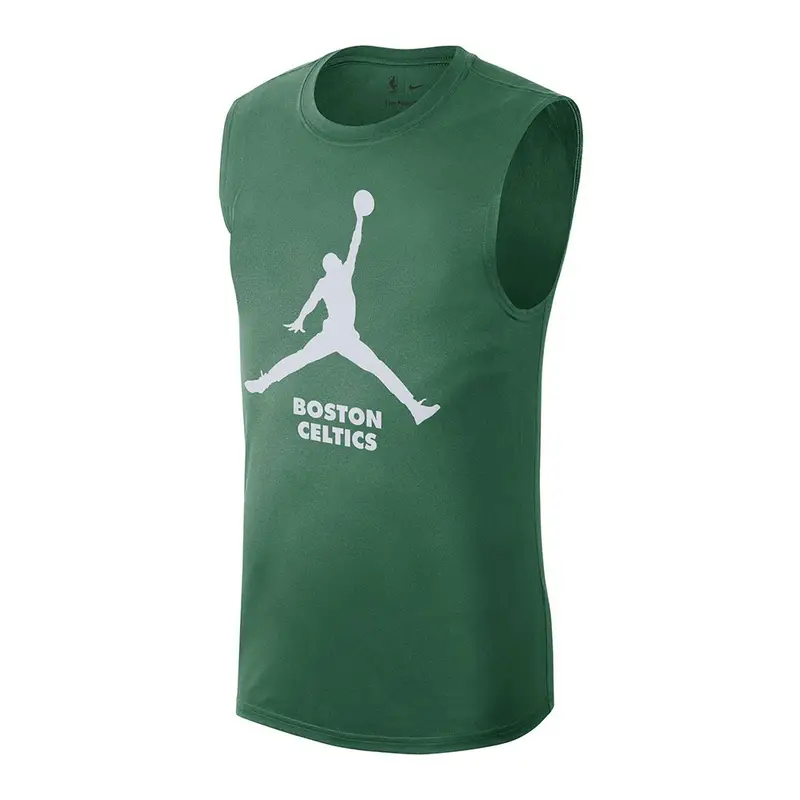 Canotta Basket Nba Celtics Jordan Verde Bianco Uomo XL
