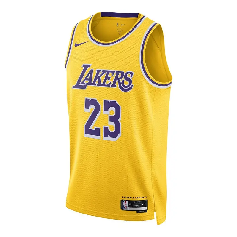 Canotta Basket Nba Lakers Lebron Giallo Viola Uomo S