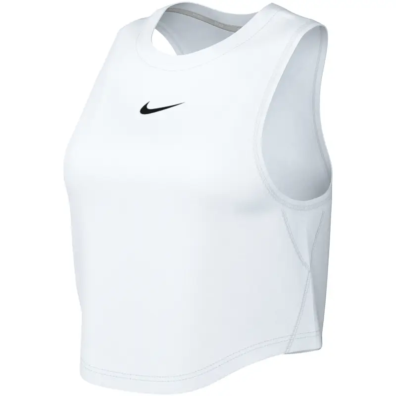 Canotta corta da donna Nike One Classic Blanc