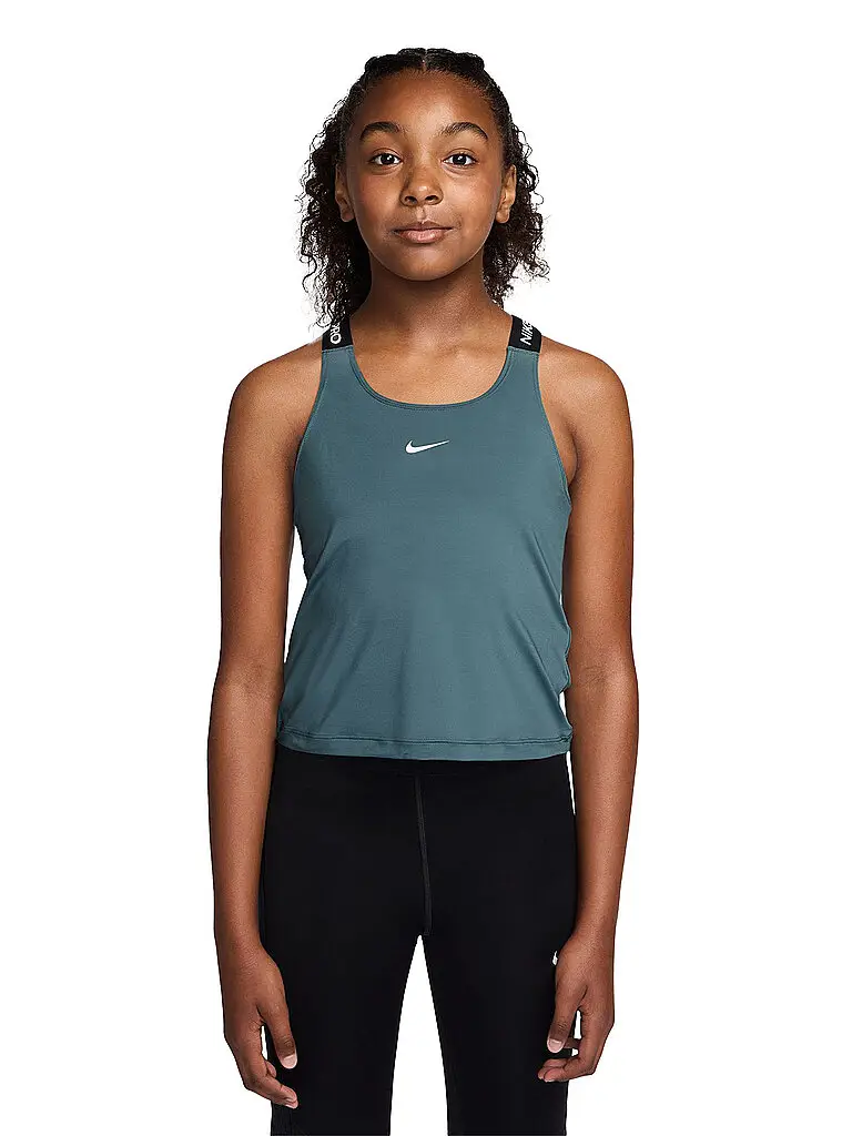 Canotta da allenamento Pro da ragazza blu | XS