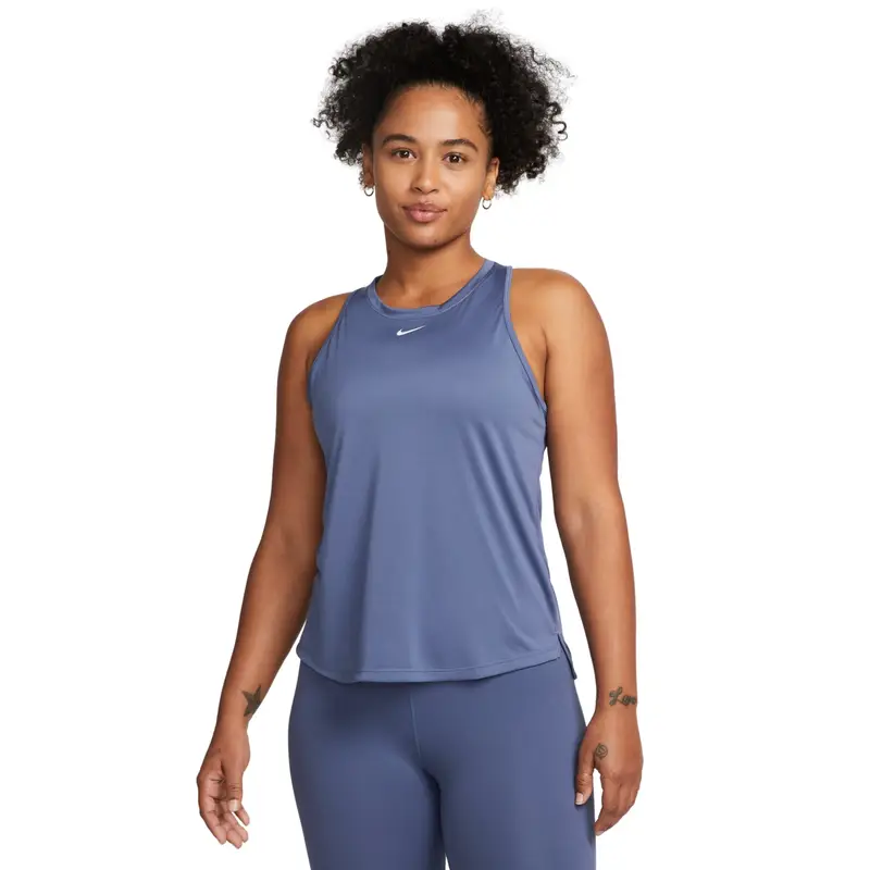 Canotta da donna Nike One Dri-FIT Std Bleu