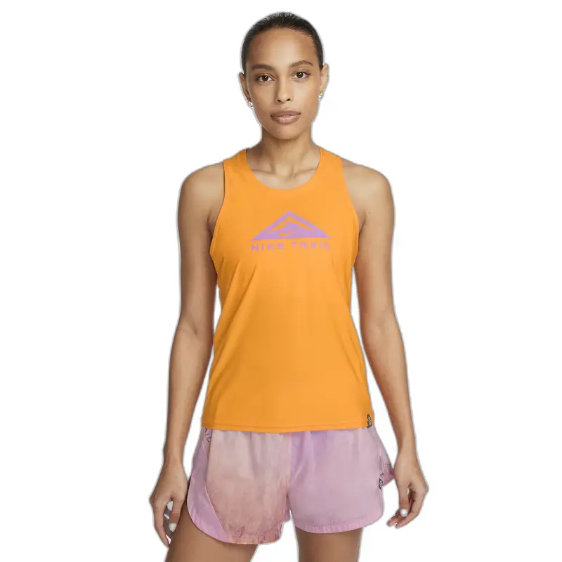 Canotta da donna Nike Trail Dri-FIT Jaune