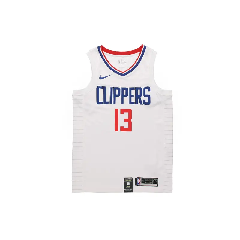 Canotta Gilet Senza Maniche Quick-Dry Nike NBA Edizione Limitata Paul George #13 Clippers Uomo Bianco 865185-108 XXXL