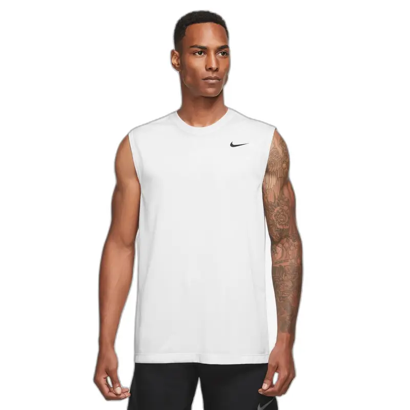 Canotta Nike Dri-FIT RLGD SL Reset Blanc