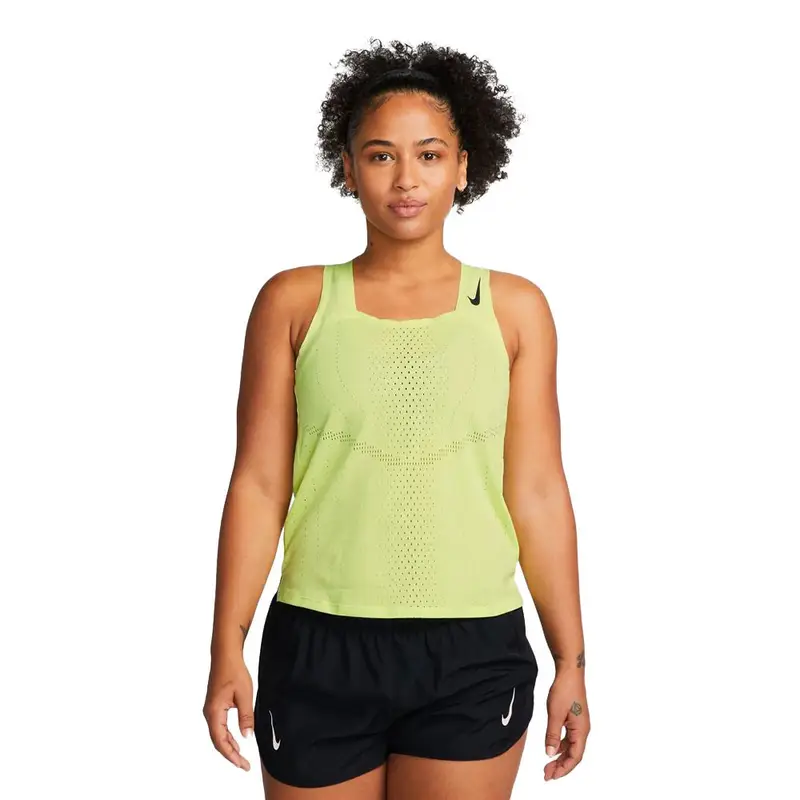 Canotta Running Aeroswift Lt Lemon Twist Nero Donna M