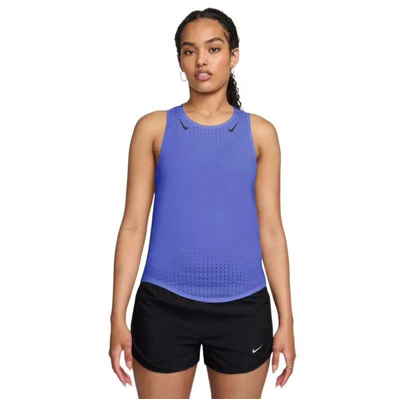 Canotta Running Areoswift Sapphire Nero Donna L