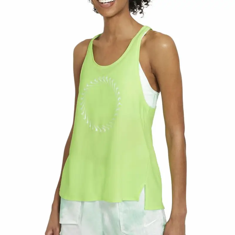 Canotta Running Miler Icon Clash Bianco Donna L