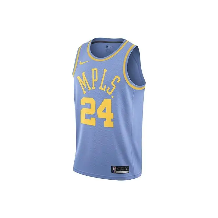 Canotta Sportiva Casual Nike NBA da Basket Los Angeles Lakers Kobe #24 Top da Uomo Blu AO2908-449 L