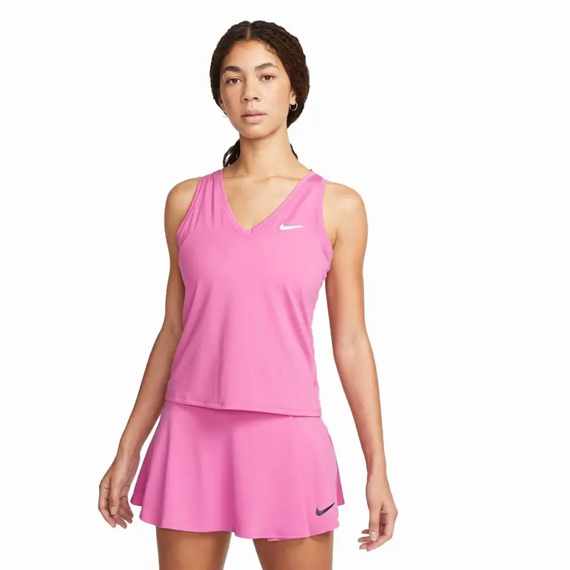 Canotta Tennis Court Victory Fucsia Bianco Donna XS