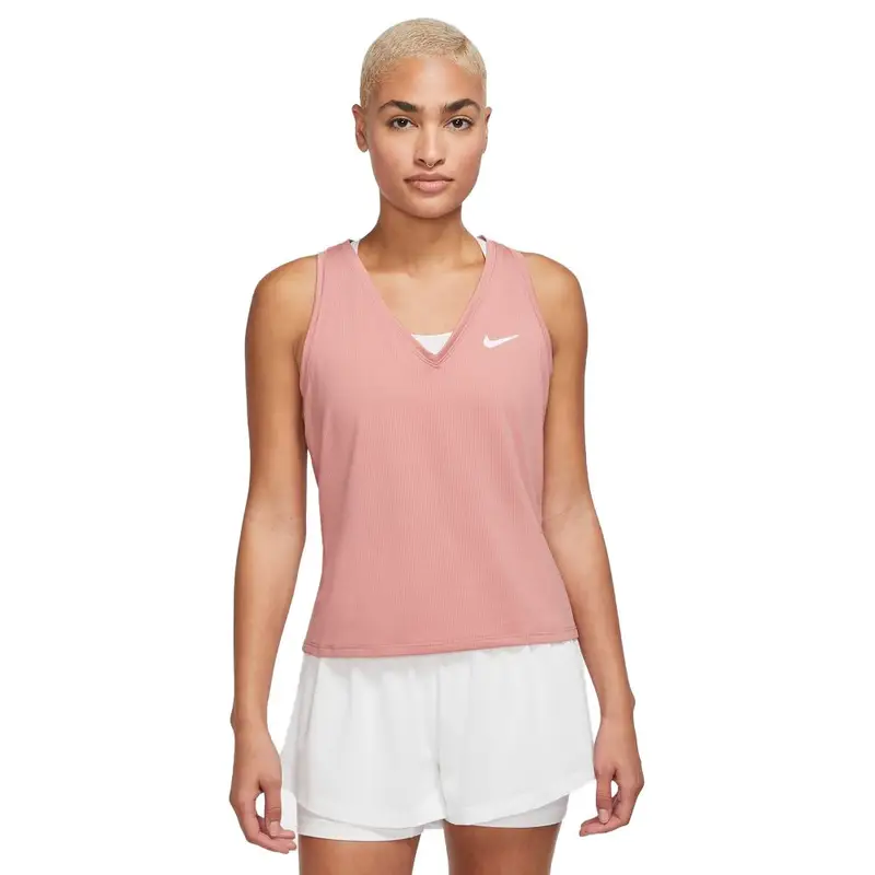 Canotta Tennis Victory Rosa Bianco Donna XS