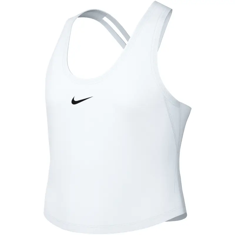 Canottiera bambina Nike One Fitted Blanc