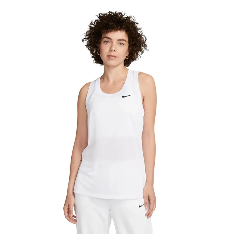 Canottiera da donna Nike Dri-FIT Blanc