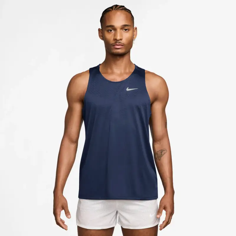 Canottiera Nike Stride Dri-Fit Bleu