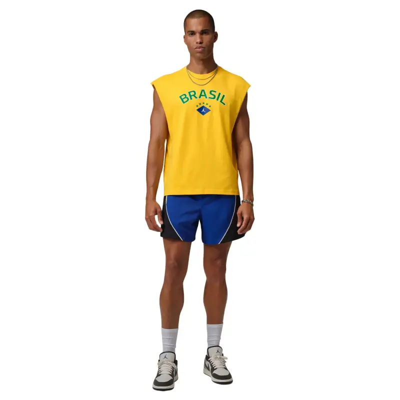 Canottiera senza maniche Brasile Coupe du monde 2026 Jaune