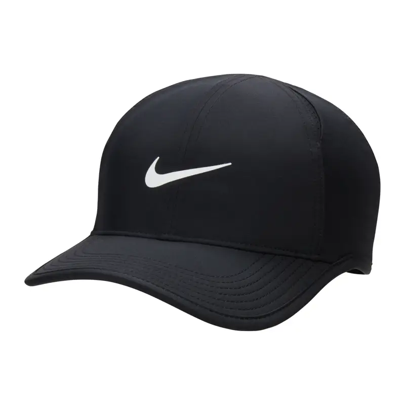 Cappellino con visiera Nike Dri-FIT club featherlight Noir