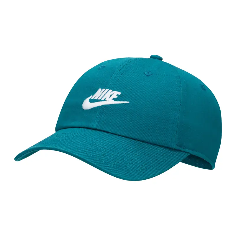 Cappellino morbidamente sbiadito Nike Club Futura Bleu