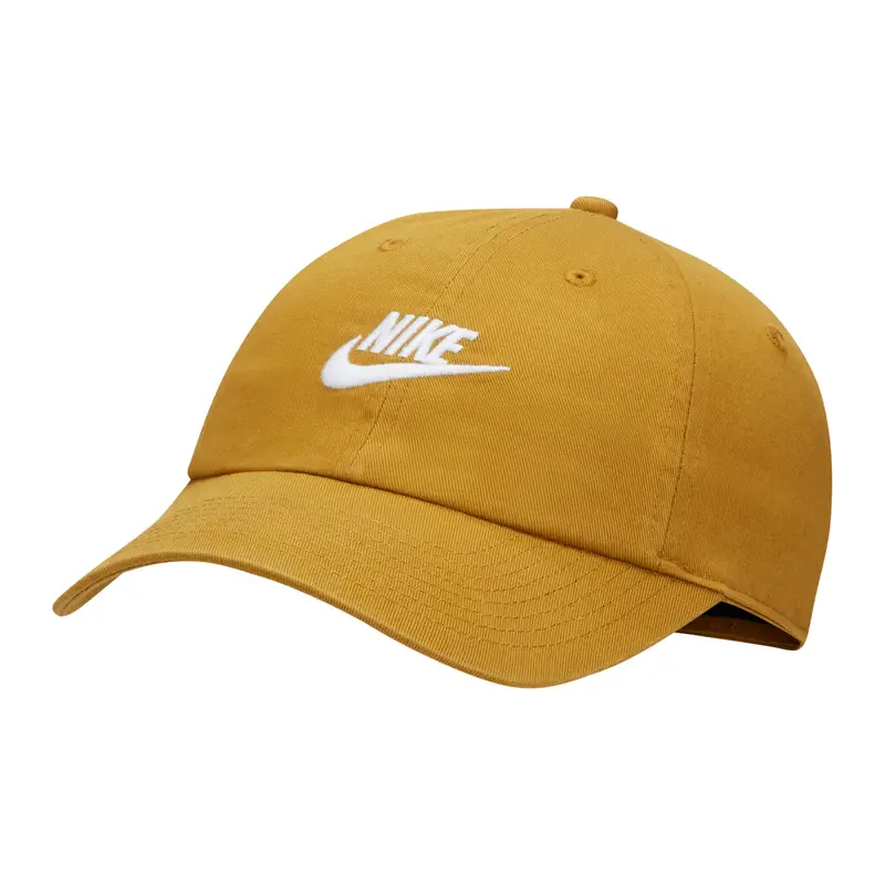 Cappellino morbidamente sbiadito Nike Club Futura Jaune
