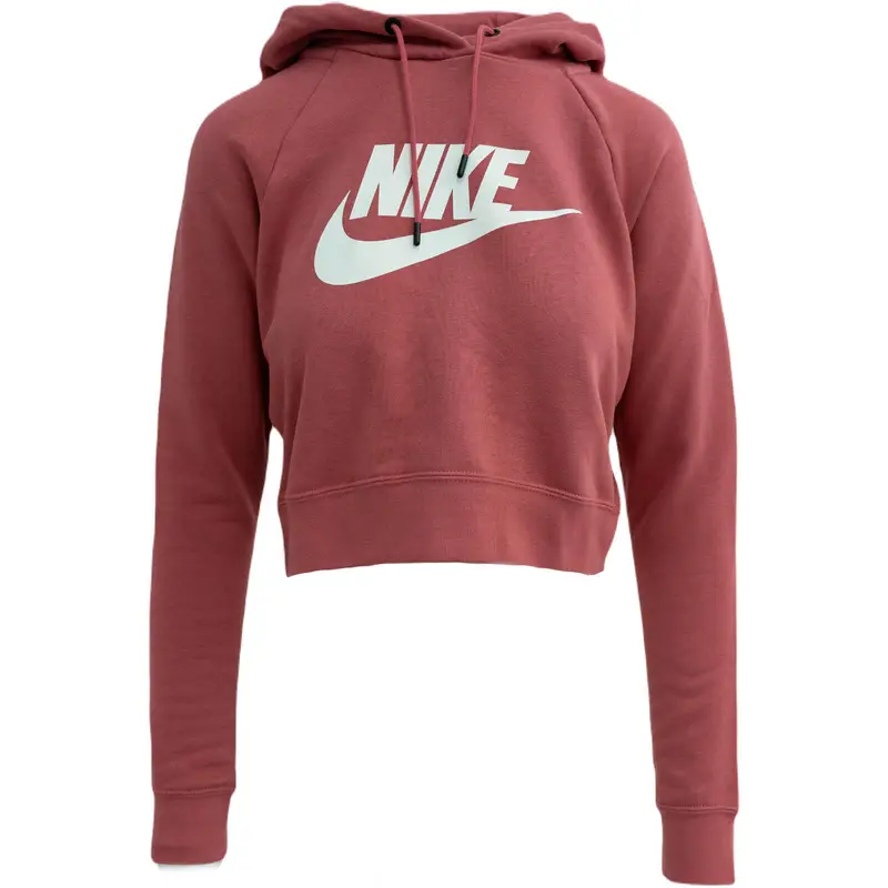 Cappuccio Nike Essentials Fleece Crop. Rosa. Donne | Nike