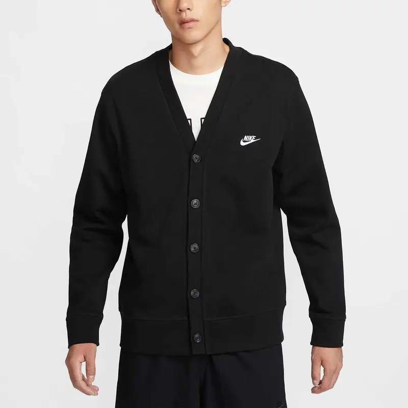 Nike Cardigan Uomo Nero 4066130 miniatura 3