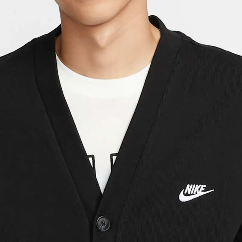 Nike Cardigan Uomo Nero 4066130 miniatura 5