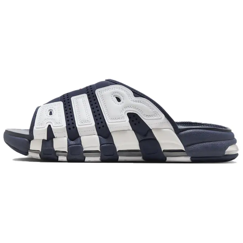 Ciabatte Nike Air More Uptempo Slide Olympic Uomo Blu Mezzanotte-Navy Bianco FQ8699-400 48 5