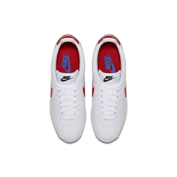 Classic Cortez Pelle Bianco Rosso Sneakers da Donna 807471-103 40 miniatura 4
