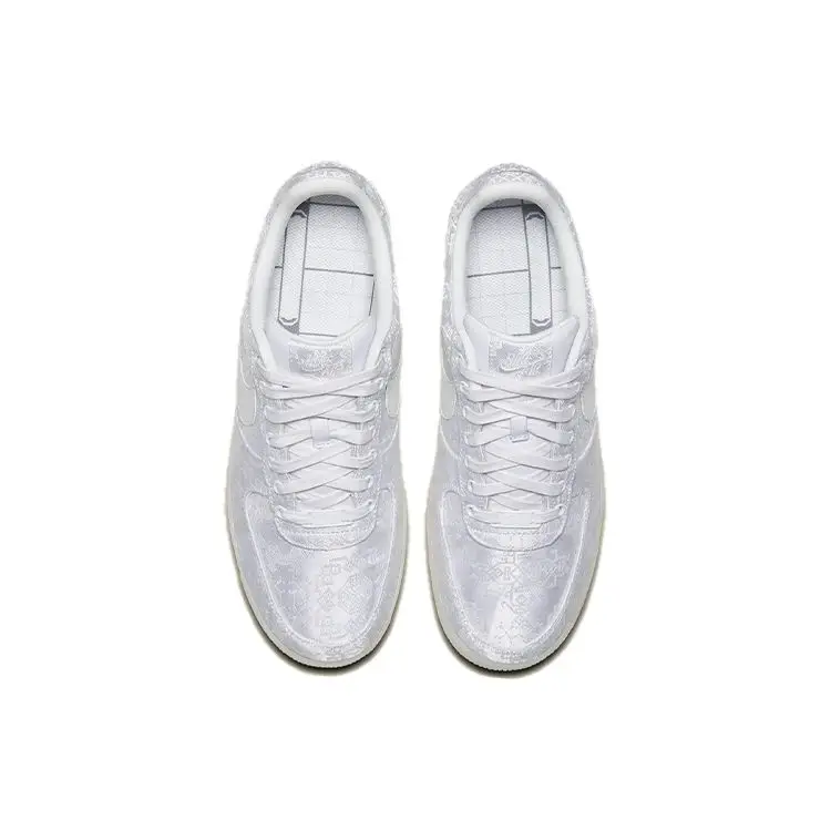 Nike Sneakers Unisex Bianco Premium CLOT x Air Force 1 1WORLD miniatura 3
