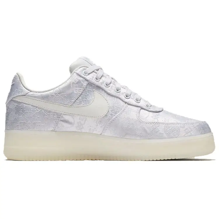 Nike Sneakers Unisex Bianco Premium CLOT x Air Force 1 1WORLD miniatura 4