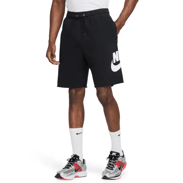 Club Alumni Uomo - Pantaloncini Nero - Terry di cotone Black