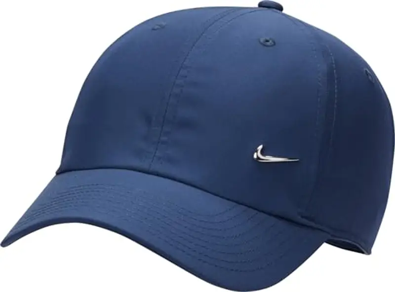 Nike Club Cappuccio, Midnight Navy/Argento Metallizzato, L/XL Uomo