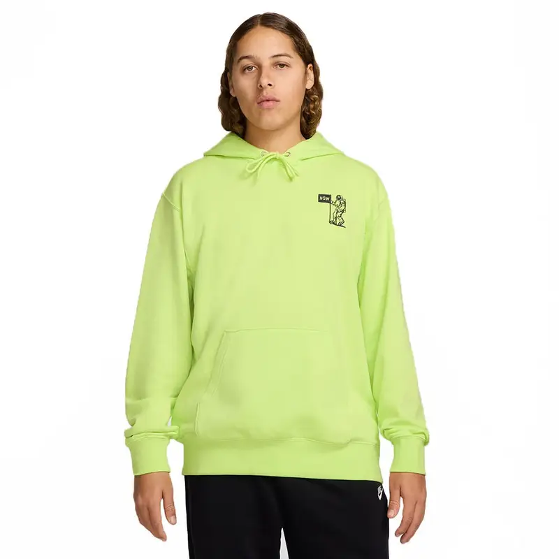 Club Felpa Con Cappuccio Moon Giallo Fluo Uomo L