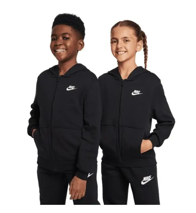 Club Fleece - felpa con cappuccio - ragazzo Black